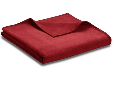 Плед Biederlack Unicolour, Purpur 150x200 см красный