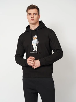 Худі чоловіче Polo Ralph Lauren 11718 XL Чорне (smt2000000044705)