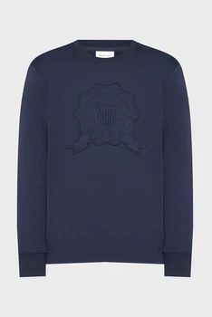 Чоловічий темно-синій світшот EMBROIDERED Gant XXL 2067075