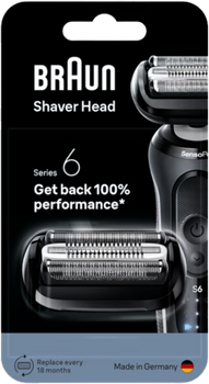 Блок+сітка Braun Series 6 64B Сріблястий