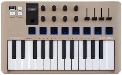 MIDI-клавіатура Arturia MiniLab 3 Champagne