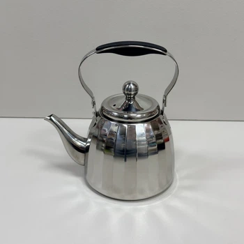 Чайник из нержавеющей стали 1,5 л с ситечком одинарное дно Stenson 1,5-36/BB-1,5L/207201