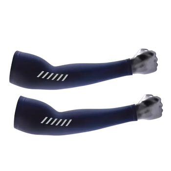 Спортивные мужские охлаждающие рукава Ice Silk с защитой от ультрафиолета dark-blue L