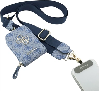 Ремінець для смартфона Guess 4G Metal Logo Blue (GUUCNKP4DGMB)