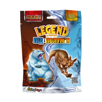 Стретч-игрушка в виде животного Лёд и пламя #sbabam 60/CN25 серии Legend of animals