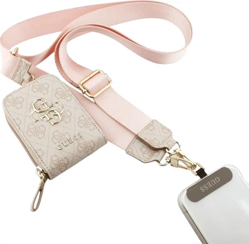 Pasek do smartfona Guess 4G Metal Logo Pink (GUUCNKP4DGMP)