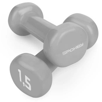 Гантели для фитнеса 2х1,5 кг Spokey SHAPE IV виниловое покрытие
