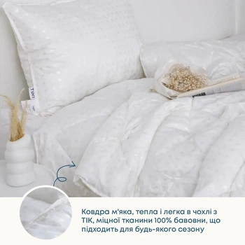 Одеяло FRIENDLY ТЕП ЛЕБЕДИНЫЙ ПУХ металлизированная печать, 150x210 см (1-00338_00000)