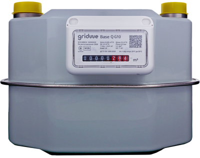 Лічильник газу GridWe BaseQ G10, 250 мм, DN 50 мм (G 2") зліва направо