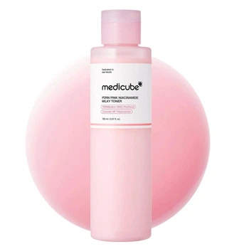 Молочный тонер с полинуклеотидами и пептидами Medicube PDRN Pink Niacinamide Milky Toner 150 ml