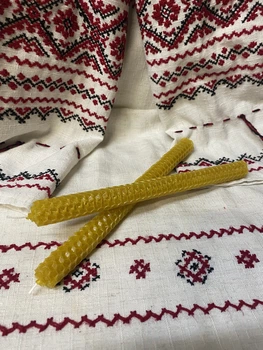 Свеча из вощины (натуральный воск), 1шт