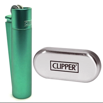 Зажигалка Clipper "Изумрудный Металл"