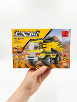 Конструктор City Builders: Самоскид з інерцією, 119 деталей спецтехніки