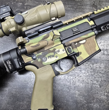 Текстильні наліпки для (Wrap Kit AR15, Original Cordura ) колір Multicam 3М від SVETOGOR Defence