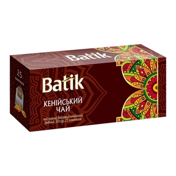 Чай чорний Batik Кенійський 25 пакетиків