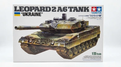 Збірна модель Tamiya 1/35 танк Leopard 2 A6 "Ukraine"