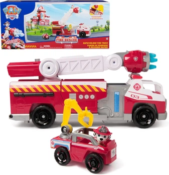 Щенячий Патруль Большая Пожарная Машина Маршала Paw Patrol Fire Rescue Rapid Reload Fire Truck PP46