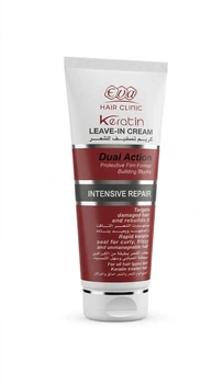 Eva Hair Clinic Keratin Leave-In Cream Крем для волосся з гідролізованим кератином, 200 мл.