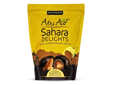 Цукерки Фініки в шоколаді з мигдалем Abu Auf Sahara Delights