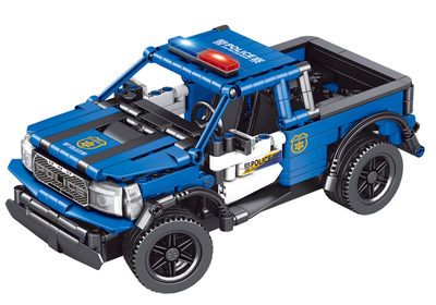 Конструктор машина на радиоуправлении Полицейский автомобиль Пикап Block RC Car 403 детали