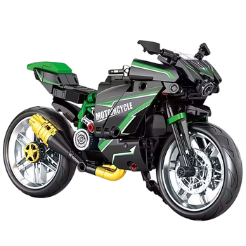 Конструктор Мотоцикл Спортбайк Kawasaki Lokomotive 331 деталь