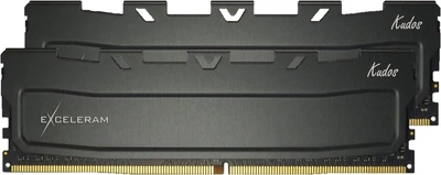 Оперативна памʼять eXceleram Black Kudos DDR4-3200 32768MB PC4-25600 (Kit of 2x16384) (EKBLACK4323222XD)