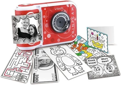 Камера мгновенной печати VTech KidiZoom / 5Мп / Красная (549183) Б/В