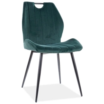 Стул ARCO VELVET черный каркас / зеленый BLUVEL78 ARCOVCZ Signal