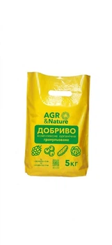 Гранулированное органическое удобрение Organic+ на основе куриного помета 5 кг