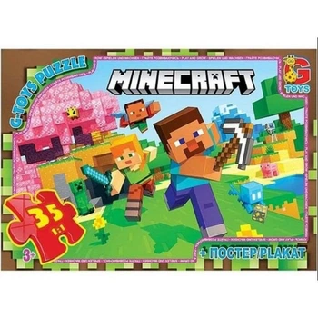 Пазли "Minecraft" (Майнкрафт)", 35 ел Gtoys (265604)