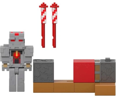 Набір для гри Mattel Minecraft Redstone пускова установка феєрверків з фігуркою 4 елементи 753928 (194735351299)