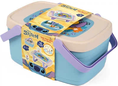 Zestaw naczyń Smoby Stitch koszyk piknikowy 2w1 16 elementów 760671 (3032163125167)