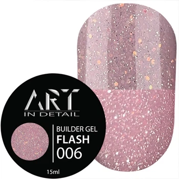 Гель для нарощування нігтів ART Builder Gel FLASH №006 15 мл