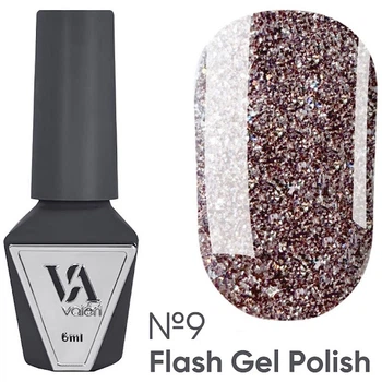 Гель-лак для нігтів Valeri Flash №09 6 мл