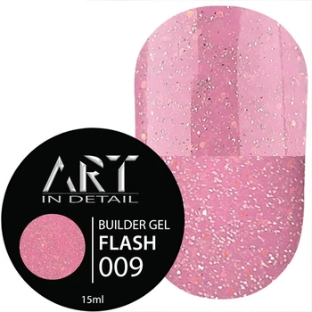 Гель для нарощування нігтів ART Builder Gel FLASH №009 15 мл