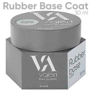 База для нігтів Valeri Rubber base Каучукова база для гель-лака 30 мл