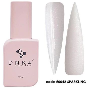База для нігтів DNKa Cover Base №0042 Sparkling 12 мл