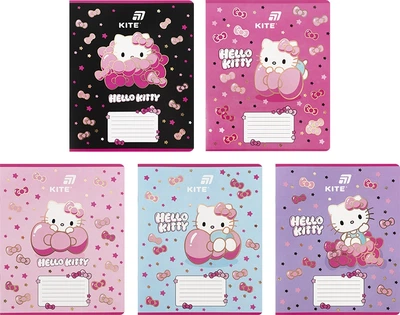 Набір зошитів Kite Hello Kitty 18 аркушів у клітинку 20 шт (HK26-236-1)