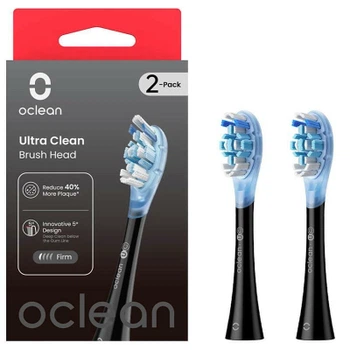 Насадка для зубной щетки Oclean UC02 B02 Ultra Clean Brush Head Black (2 шт) (6970810553543)