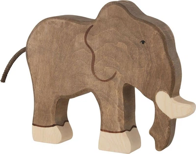 Figurka drewniana Holztiger Słoń 17 cm 5220476 (4013594801478)