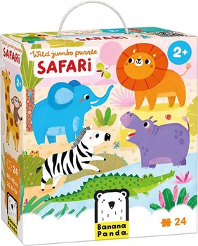 Puzzle Banana Panda Wild Jumbo: safari 24 elementów 3695072 (5902983493488)