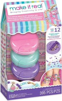 Zestaw do tworzenia bransoletek Make it Real Macaron Bracelet Maker Set 395 szt MR1718 (695929217181)