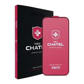 Защитное стекло NEU Chatel для iPhone XR/11 (Black)