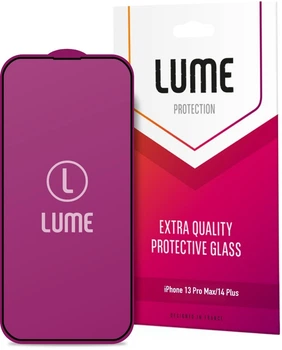 Защитное стекло LUME для iPhone 13 Pro Max (Black)