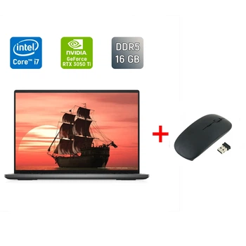 Ігровий ноутбук Б-клас Dell Vostro 7620 / 16" (1920x1200) IPS / Intel Core i7-12700H (14 (20) ядер по 3.5 - 4.7 GHz) / 16 GB DDR5 / 512 GB SSD / nVidia GeForce RTX 3050 Ti, 4 GB GDDR6, 128-bit / WebCam / TouchID / Windows 11 б/в + Подарунок Миша USB