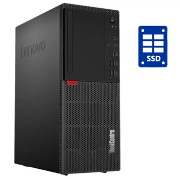 ПК Б-класс Lenovo ThinkCentre M720T Tower / Intel Core i3-8100 (4 ядра по 3.6 GHz) / 8 GB DDR4 / 512 GB SSD / Intel UHD Graphics 630 / DVD-ROM б/у