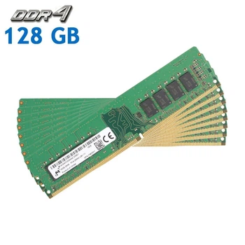 Оперативная память комплект 8 шт. Micron 128GB DDR4 2666MHz UDIMM для ПК (MTA16ATF2G64AZ-2G6E1)