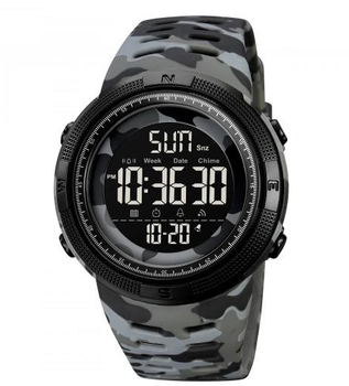 Чоловічий годинник SKMEI 2070 30M 2Time Chrono Alarm Countdown Camo