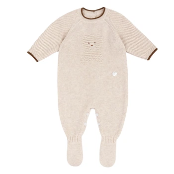 Хлопковый комбинезон Chicco Baby Cloud, цвет бежевый, размер 56 (261.01521.060)