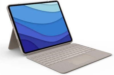 Чехол-клавиатура Logitech Combo Touch для iPad Pro 12.9" Песочный - Б/У